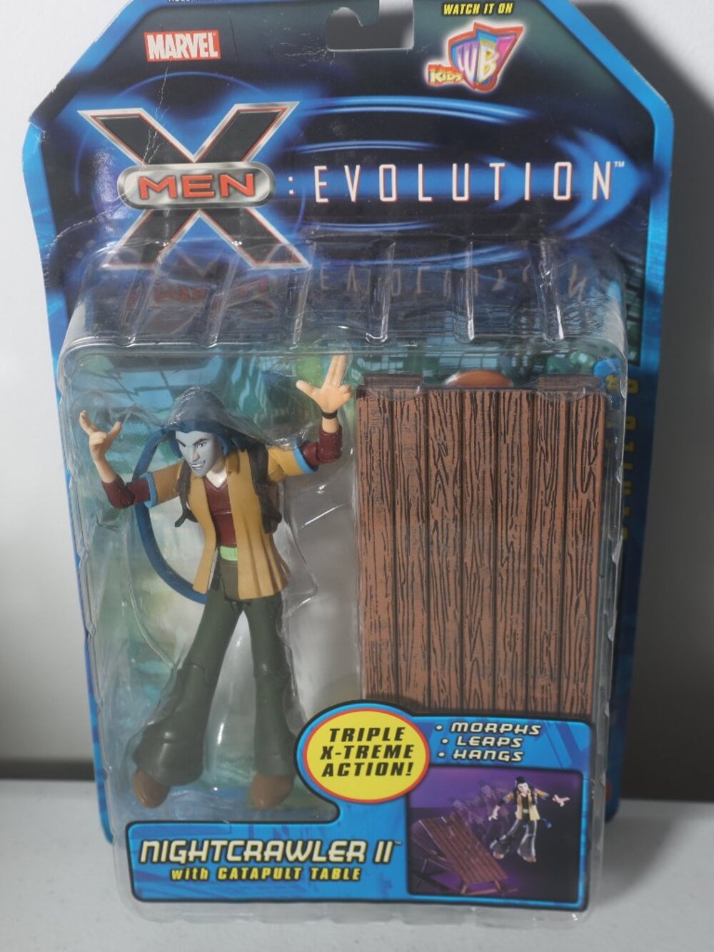 Marvel X-men Evolution Series 3 Nightcrawler 2 Action Figure 2001 Toy Biz New